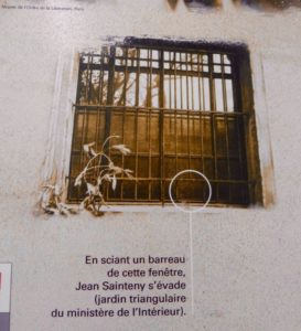 Exterior view of window where Jean Sainteny made his escape from the Gestapo prison at Rue Cambacérès. Photo by Raphaelle Crevet (2016).