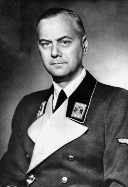 Alfred Rosenberg. Photo by Friedrich Franz Bauer (c. 1933). German Federal Archives—Bundesarchiv. PD-Creative Commons Attribution-Sharealike 3.0 Germany. Wikimedia Commons.