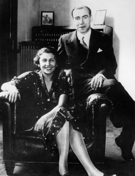 Mlle. Josée Laval and her fiancé, René de Chambrun. Photo by International News (c. 1935). Author’s collection.