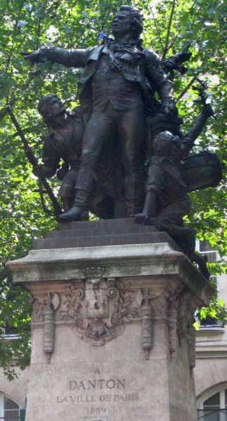 Statue of Georges-Jacques Danton. Sculpture by Auguste Paris (1891). Photo by anonymous (c. 2006). PD-GNU Free Documentation License. Wikimedia Commons. 