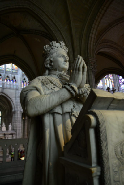 Louis XVI in Saint-Denis Cathedral.  Photo by Dan Owen