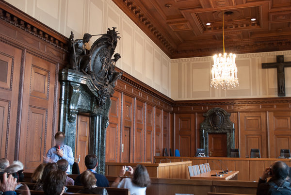 Interior view of Courtroom 600