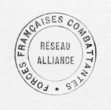 Official stamp of the Réseau Alliance. Photo by anonymous (date unknown). 
