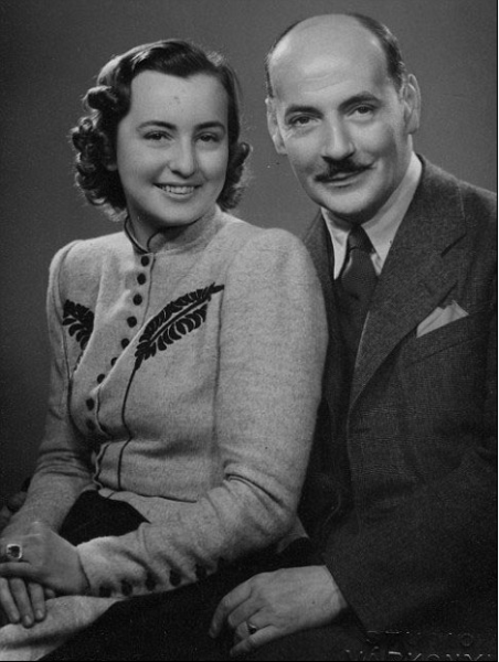 Mila and Albert Göring. Photo by anonymous (date unknown). Daily Mail.