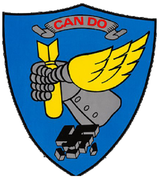 305th Bombardment Group emblem. Photo by anonymous (date unknown). United States Army Institute of Heraldry. PD-Non-commercial use. Wikimedia Commons. 