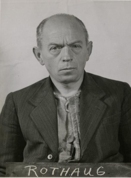 Oswald Rothaug, Senior Public Prosecutor of the People’s Court. Photo by U.S. Army (c. 1946-47). PD-U.S. Government. Wikimedia Commons. 