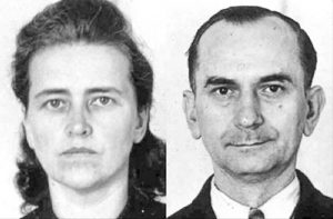 Elise and Otto Hampel. Gestapo photos after their arrest. Photos by Gestapo (c. 1942). PD-Expired EU Copyright. Wikimedia Commons. 