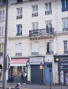Exterior of Landru’s former apartment at 76, rue de Rochechouart. Photo by Google Maps (date unknown). 