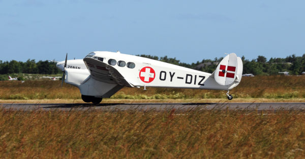 Airplane used by Folke Bernadotte for transportation to the 1945 meeting with Himmler. Photo by Slaunger (22 June 2014). PD-CCA-Share Alike 3.0 Unported. Wikimedia Commons.
