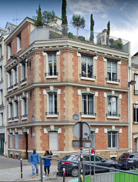 Exterior of 23, rue Lhomond (5e) where Franz Stock lived between 1934 and 1940. Photo by anonymous (unknown date). Google Maps.