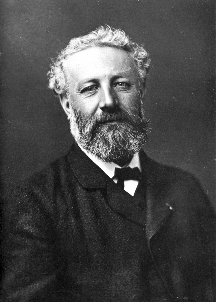 Jules Verne. Photo by Félix Nadar (c. 1878). PD-100+. Wikimedia Commons.