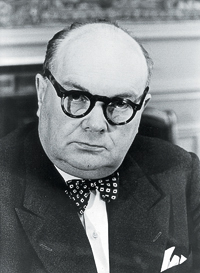 Paul-Henri Spaak. Photo by anonymous (c. 1955-57). Parlement européen.