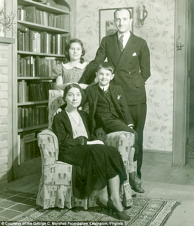 William and Elizebeth Friedman and their children. Photo by anonymous (date unknown). Courtesy of the George C. Marshall Foundation, Lexington, Virginia.
