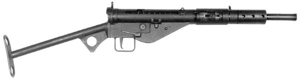 British Sten MK II submachine gun. Photo by ATF (2009). PD-U.S. Government. Wikimedia Commons.