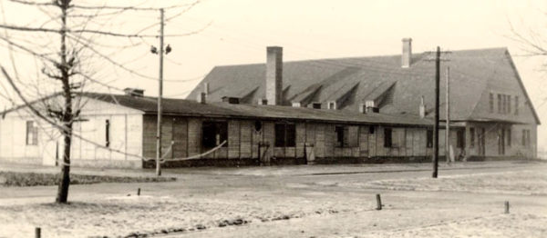 The Auschwitz bakery – Pilecki and several other prisoners successfully escaped from this building. Photo by anonymous (date unknown). 