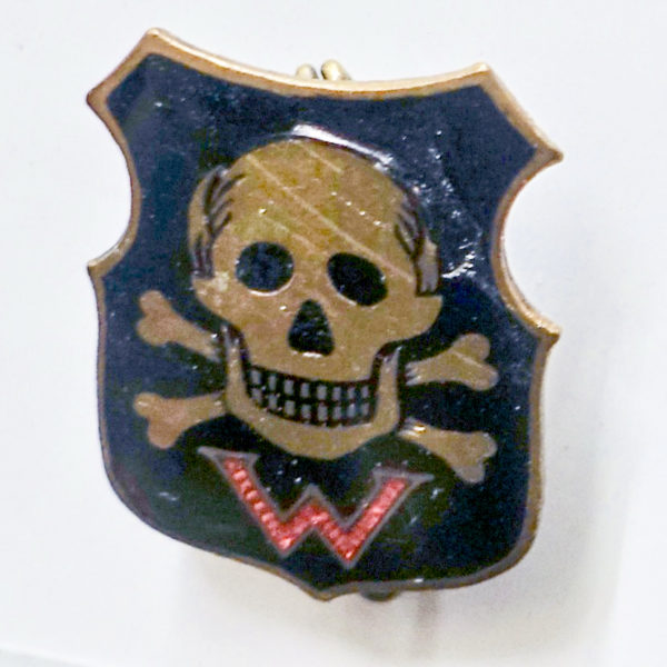 Nazi Germany Werwolf member badge. Photo by Wolfmann (May 2019). PD-CCA Share-Alike 4.0 International. Wikimedia Commons. 