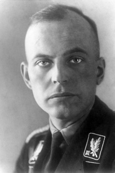 SS-Gruppenführer Hans-Adolf Prützmann. Photo by anonymous (c. 1934). Bundesarchiv, Bild 183-R53525/CC-BY-SA 3.0. PD-CCA-Share Alike 3.0 Germany. Wikimedia Commons.