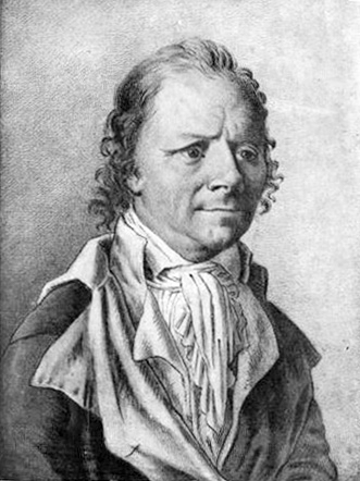 Maurice Duplay. Engraving by anonymous (date unknown). Albert Mathiez, author of “Robespierre” (1926). PD-100+. Wikimedia Commons.