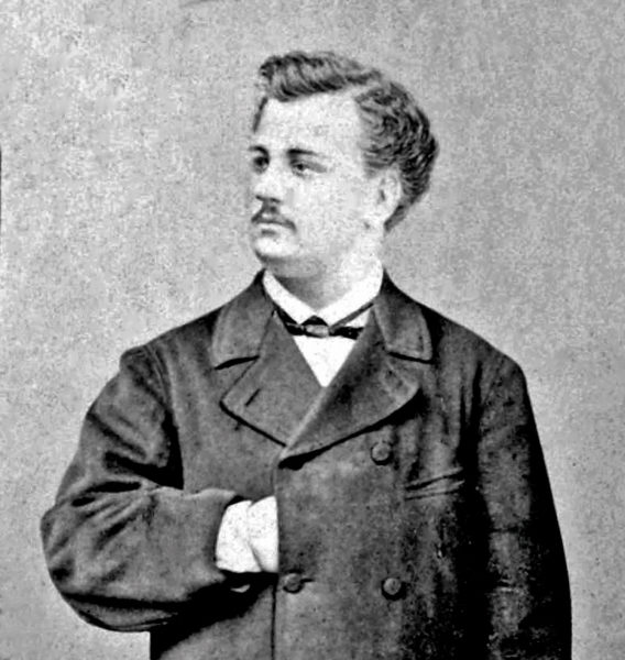 Victor Noir. Photo by Eugène Appaert (c. 1865-70). Bibliothèque nationale de France. PD-Reproduction. Wikimedia Commons.