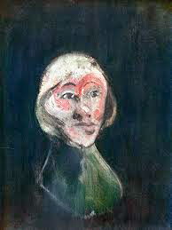 Mlle. Suzy Solidor. Painting by Francis Bacon (1957). 