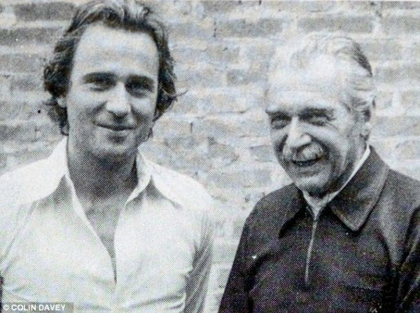 Rolf Mengele (left) with his father, Josef Mengele (right), in Brazil. Photo by anonymous (c. 1977). ©️ Colin Davey. Globo TV. 