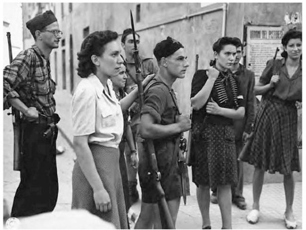 Members of the Italian Resistance. Photo by anonymous (c. 1943-45). 