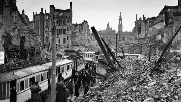 Dresden: One year after the end of World War II. Photo by anonymous (c. 1946). Getty Images.
