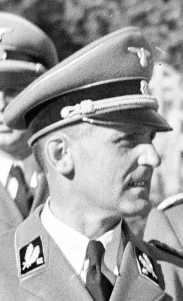 Heinrich Müller, head of the Gestapo. Photo by anonymous (c. 1941). PD-CCA-Share Alike 4.0 International. Wikimedia Commons.