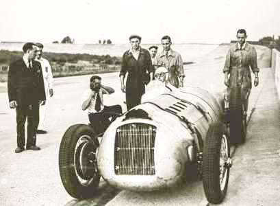 1937 Delahaye Type 145 race car. Photo by anonymous (date unknown). 