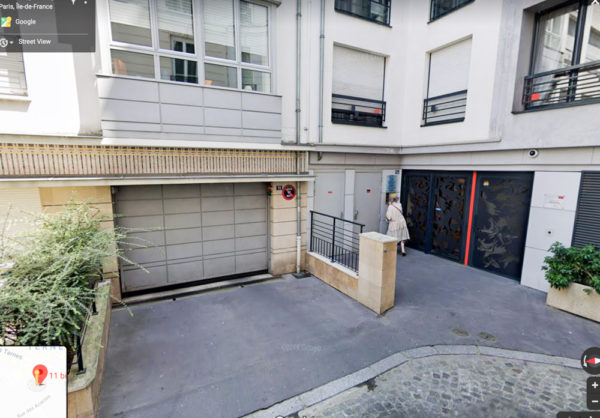 11, bis passage Doisy. Garage where the résistants were driven to in anticipation of picking up armaments. Photo by Google Maps (date unknown). 