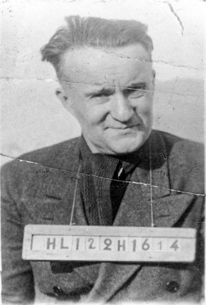 Beckett’s friend, Alfred Péron, who died two days after his release from Mauthausen concentration camp. Photo by anonymous (c. 1943). 