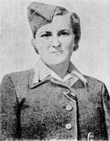 Hermine Braunsteiner; tried as a war criminal in absentia. Photo by anonymous (date unknown). Majdanek Museum. PD-Poland Public Domain. Wikimedia Commons.