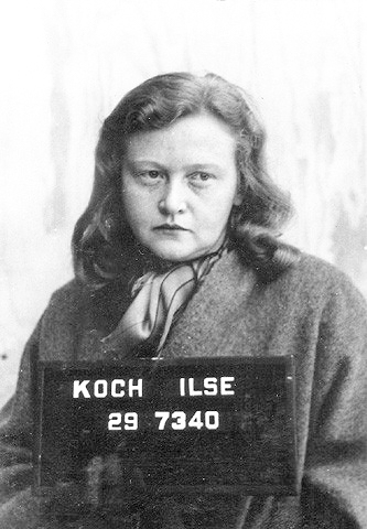 Ilse Koch, wife of KZ Buchenwald commandant, Karl Otto Koch. Photo by anonymous (c. 1947). PD-U.S. Government. Wikimedia Commons.