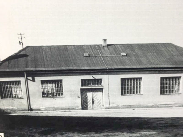The gymnasium of the Nuremberg prison where the executions of the nine condemned Nazi war criminals took place on 16 October 1946. This is the only known photo of the gymnasium that was destroyed in the spring of 1981. Photo by anonymous (date unknown). ©️ 2010-2020 “Military Review.”