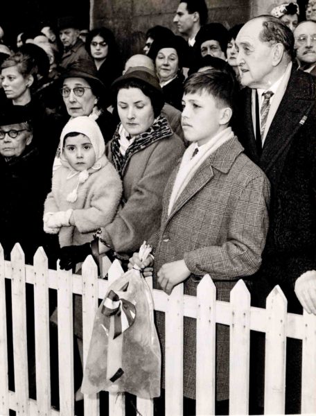 Ten-year-old Patrick looks on as his mother, Lydia Lova, accepts the Légion d’honneur. Patrick’s grandfather, Wladimir de Korczak Lipski, stands behind him. Photo by Keystone (c. March 1960). Author’s collection.