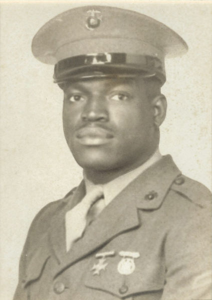 Gunnery Sgt. Charles Shaw. Photo by anonymous (c. 1950). Courtesy of the Shaw family.
