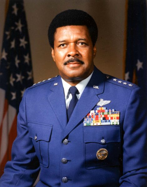 Gen. Daniel “Chappie” James, Jr., United States Air Force. Photo by anonymous (date unknown). PD-U.S. Government. Wikimedia Commons.