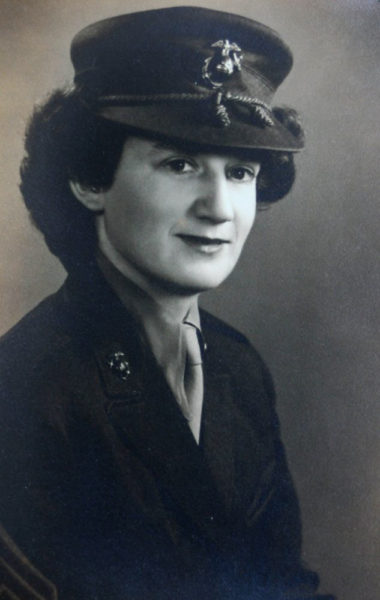Sgt. Dorothy Schmidt. Photo by anonymous (c. 1945). Courtesy of Beth Kluttz via AP.