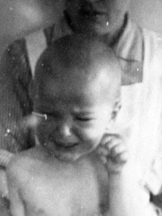 Richard Jenne, the last child to be killed in the “Aktion T4” program. The lethal injection was administered by the head nurse at the Kaufbeuren-Irsee euthanasia facility. Photo by anonymous (c. May 1945). United States Holocaust Memorial Museum, courtesy of the National Archives and Records Administration, College Park.