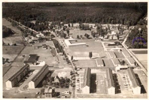 Aerial view of Camp King. Photo by anonymous (date unknown). www.campkingoberursel.de