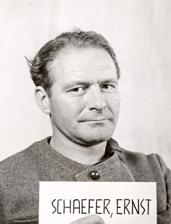 Ernst Schäfer as a witness during the Nuremberg Trials. Photo by U.S. Army (c. 1945). PD-U.S. Government. Wikimedia Commons.