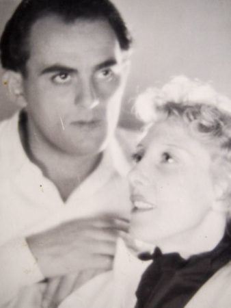 Kathleen with her husband, Jean-Florian Matei. Photo by anonymous (date unknown). 
