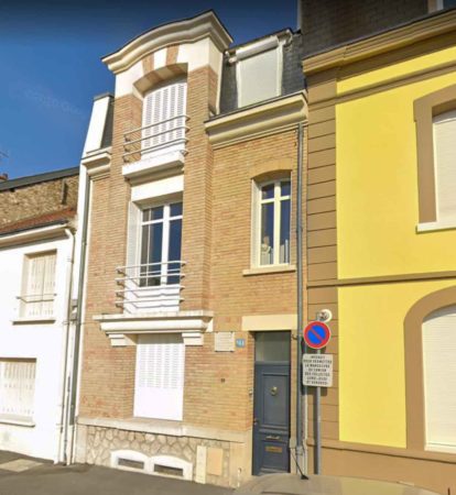 Exterior of 161, rue Lesage, Reims. Former residence of Mme Mondet which the Gestapo raided on 29 December 1943. Photo by Google Maps. 