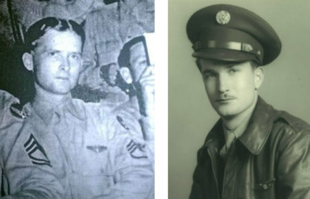 Hilton Hilliard (left) after repatriation (c. 1945). George Smith (right)-date unknown. Photos by anonymous. 