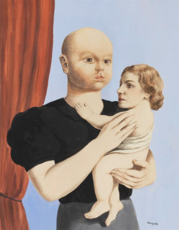 L’Esprit de géométrie. Painting by René Magritte (1937). Tate Collection.