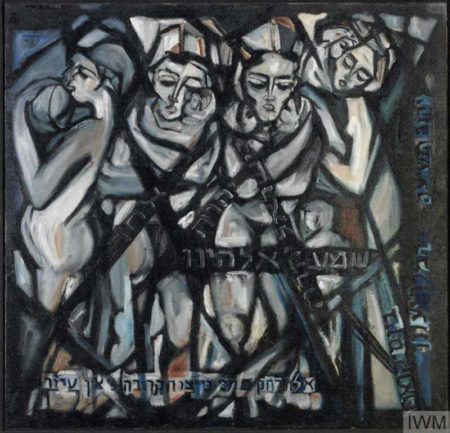“Mother with Babies.” Painting by Roman Halter (c. 1974).