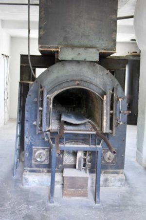 The Natzweiler-Struthof crematorium oven. Photo by Sandy Ross (6 June 2022).
