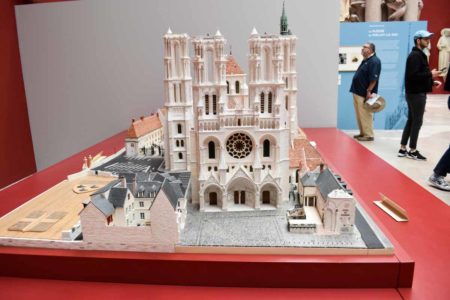 Model of Notre-Dame inside the architecture museum at the Trocadéro. Photo by Sandy Ross (8 June 2022).