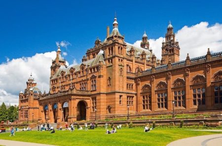 The Kelvingrove Art Gallery and Museum. The skies weren’t so sunny when we visited. Photo by anonymous (date unknown).