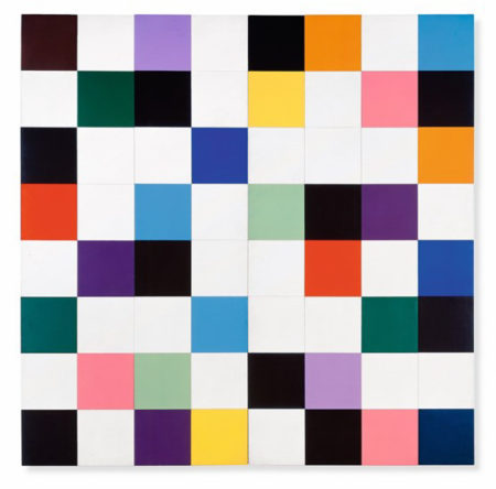 “Colors for a Large Wall.” Painting by Ellsworth Kelly (c. 1951). ©️Ellsworth Kelly Foundation. Courtesy of Ellsworth Kelly.